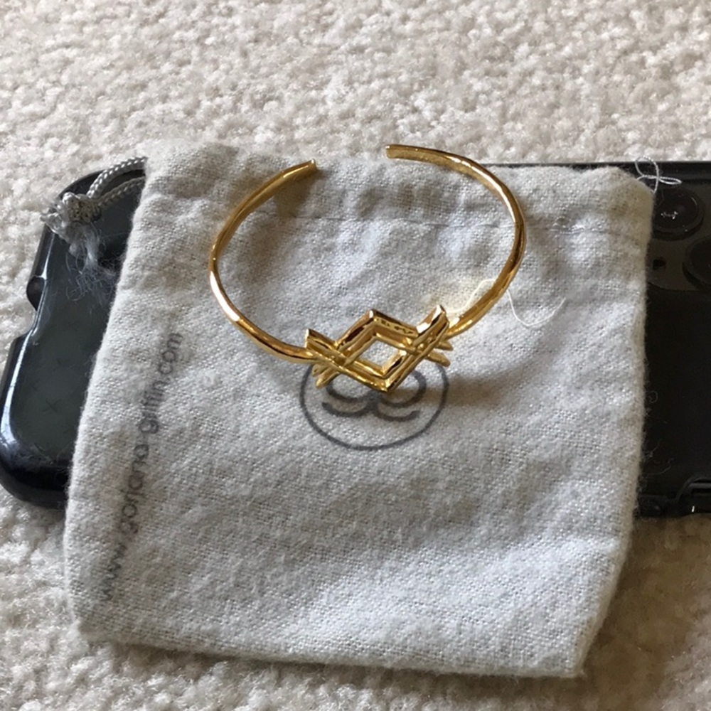New Gorjana Nira Cuff Bracelet gold